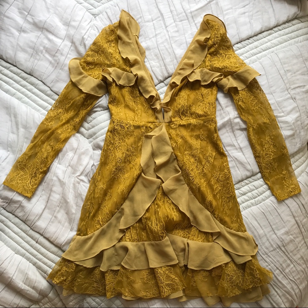 REVOLVE For Love and Lemons Daphine Lace Dress